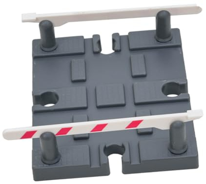 NAMOARLY Platform Track Toys Track Railing Barrier and Train Scene Prop for Pretend Model Playing Barricade