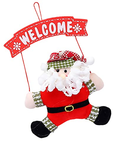 TOPBATHY Türhängeornament Für Weihnachtsdeko Hänge-Dekoration Weihnachtsschmuck Anhänger Für Tür Fenster Oder Schrank Langlebiges Und Praktisches Hänge-Accessoire Für Festliche Stimmung