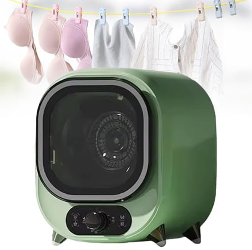 Secadora De Condensación De 450 W, Mini Secadora, Acero Inoxidable, Con Modos De Secado Duales Caliente Y Frío, Capacidad De 0,8 Kg, Adecuada Para Secar Ropa Interior, Calcetines, Etc.,Green