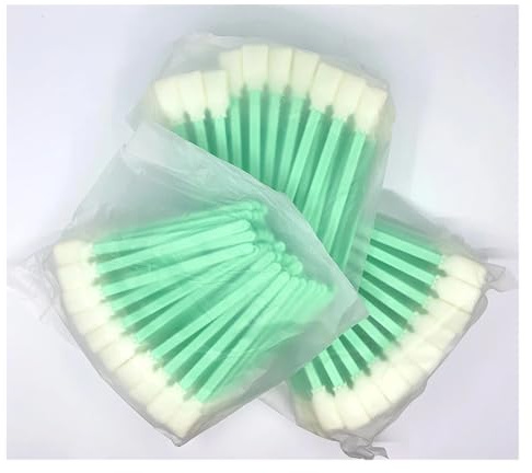 PSDFJAD ZHGUIMING Druckkopf-Reinigungsschwamm-Stick for die Druckkopfreinigung, Tintenstrahldrucker, staubfrei, Schwammreinigung(1 Pack 18cm)