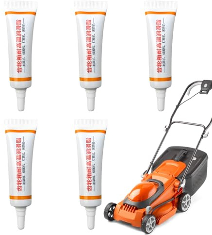 Lubrifiant Taille-Haie | 5 Pièces Graisse Longue Durée Pour Tondeuse À Gazon | Huile Lubrifiante à Bec Fileté Accessoires Polyvalents pour Outils de Jardin pour Jardiniers Amateurs et Cueilleurs de