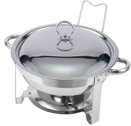 Piceioep Réchauffeur de nourriture isotherme en acier inoxydable d'une capacité de 4,5 L pour les banquets professionnels ou la salle à manger à la maison