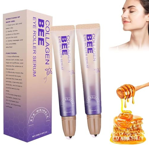 Bienengift Augencreme, Augenpflege für Tränensäcke Schwellungen, Bienengiftsalbe Gegen Falten und Eye Cream für Augenringe,Anti Falten Creme Damen Für alle Hauttypen (2)
