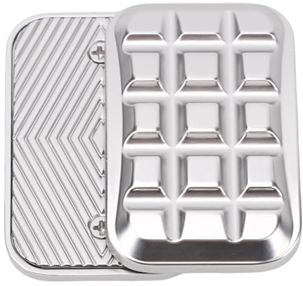 Fidget Toys Metall für Erwachsene, EDC Dekompression Spielzeug, Anti-Stress Würfel, Metall Silber, ADHS Spielzeug Erwachsene für Angst und Entspannung
