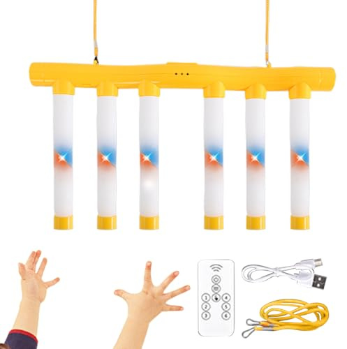 Fangstäbe Geschicklichkeitsspiel - Mit Fernbedienung & bunten Lichtern,Reflektierendes Drop-Stick Familienspiel,Für Erwachsene Jugendliche Und Kinder Als