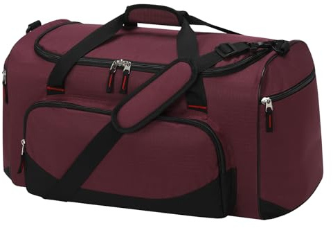 LONALIA 55L Stor Sportväska Resväska för Herr, 45L-20inch