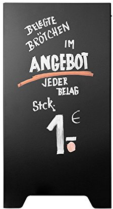 Beschreibbare Standkreidetafel/Bodenständer Indoor - ideal als Menütafel in der Gastronomie - Bodenaufsteller - Angebotstafel - INDOOR - Kreidetafel - beidseitig beschreibbar