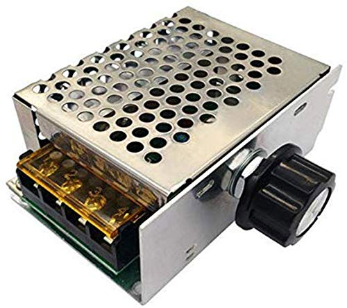 Lheng AC SCR Motor Regulador de tiristor electrónico de alta potencia 4000W 110V-220V Motor Control de velocidad Voltaje Regulador de calor Gobernador Termostato Dimmer