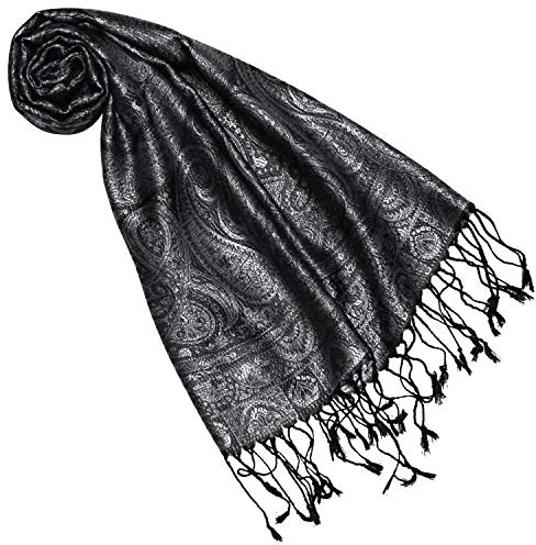 Lorenzo Cana Seidenschal für Frauen, Schal aus 100% Seide gewebter Damenschal elegantes Paisley Muster Mehrfarbig