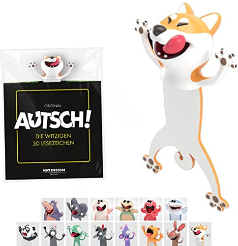 KXT Original AUTSCH! Die witzigen 3D Lesezeichen Tiere (Hund)
