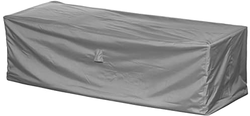 Mehr Garten Loungesofa Abdeckung 2-3 Sitzer, 200x90x80 cm, grau, Oxford 600D Gewebe, Schutzhülle Gartensofa, wasserdicht, UV-beständig und wetterfest