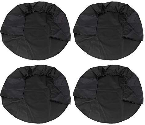 4 Stück Reifenabdeckungen - 32 Zoll Schutz für Wohnmobil, LKW, Auto und Anhänger, langlebige und wasserdichte Radabdeckung