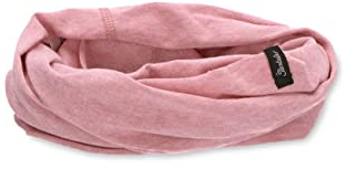 Sterntaler OCS Multifunktionstuch Melange – Mädchen Tuch aus Bio-Melange-Singlejersey – vielseitig tragbar als Mütze, Halstuch, Haarband & mehr – samtrosa, Gr. 2