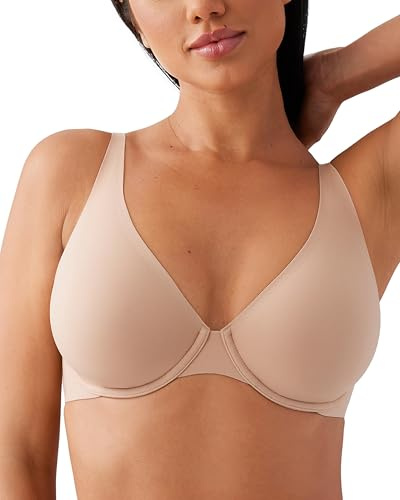 Wacoal Women's Better Than Braless Seamless Unlined Plunge Underwire Bra, 855316, Roebuck, 32G