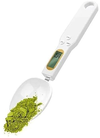 Electronic Measuring Spoon, Digital Food Spoon Scale with Handle Grip 500g/0.1g Large Digital Display, for Coffee Power Tea Flour