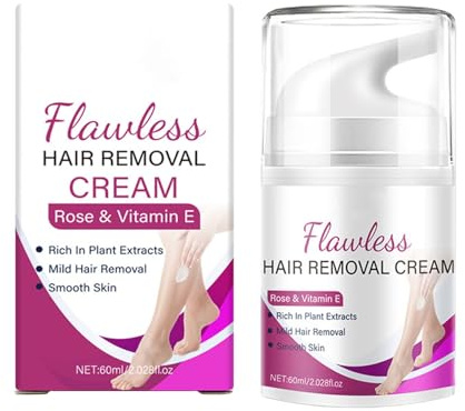 Enthaarungscreme Für Frauen,Schmerzfreie Haarentfernungscreme,Körper Hair Removal Cream,Sanfte Haarentfernungs Creme Geeignet Für Intimbereich,Gesicht,Achselhöhlen-20g