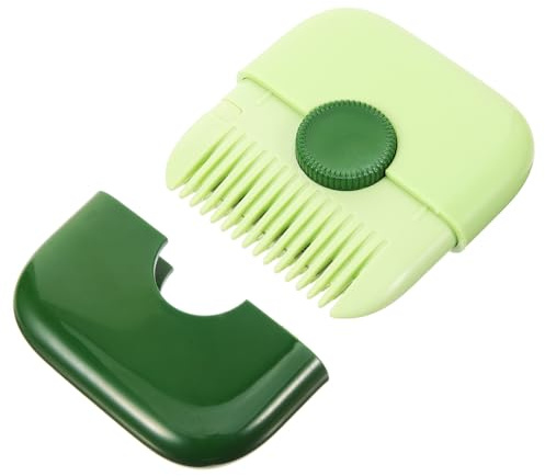 OATIPHO Tragbarer Manueller Pony Trimmer aus Kunststoff für Frauen Leichter 2-in-1 Spliss Trimmer und Haarkamm für Reisen und Outdoor Einsatz