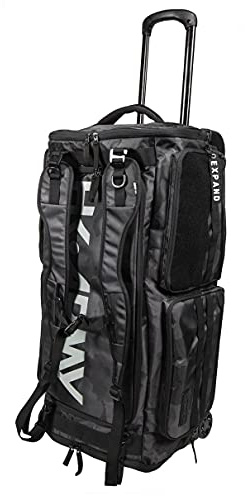 HK Army Paintball Expand 75L Roller Gear Bag Blackout