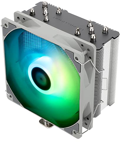 Thermalright Assassin King 120SE ARGB Refroidisseur d'air pour processeur, 5 caloducs, TL-C12C-S PWM Refroidisseur de processeur silencieux avec roulement S-FDB, pour AMD AM4/Intel 1150/1151/1200/1700