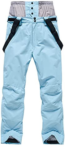 Skihose für Herren und Damen, Winter, Outdoor-Sport, warme Snowboardhose, Farbe: Blau, Größe M