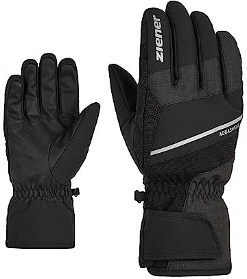 Ziener Herren GEZIM Ski-Handschuhe/Wintersport | wasserdicht atmungsaktiv, black tec, 8,5