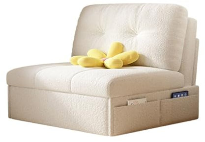 LICONG-2020 Schlafsofa- Klappbares Schlafsofa, modernes Liege-Gästebett, erweiterbarer Balkonstuhl for Kinderzimmer, Wohnzimmer, Büro,Bequemes Schlafsofa für kleine Räume (Size : 106cm)