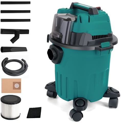 12 Liter Akku-Handstaubsauger mit 180W Bürstenlosem Motor Kompatibel mit Makita 18V Akku für Haushalt & Auto(Ohne Akku und Ladegerät)