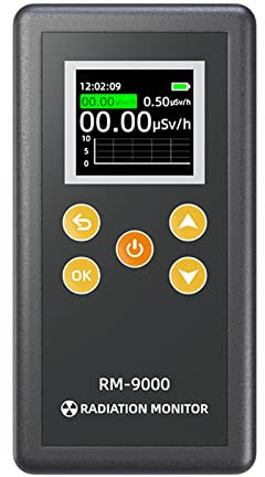 Hochgenauer Zähler Nuklearstrahlungsdetektor Dosimeter LCD-Display 0,00 ~ 100 μSv/h für Laborfabrik