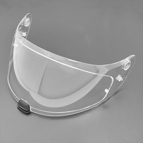 Visière de Casque pour HJC C70 FG-17 IS-17 FG-St AZ, Protection UV Teintée Verres de Casque de Moto, Lentille de Lunettes de Casque Pare-Brise de Visière de Casque,G Transparent
