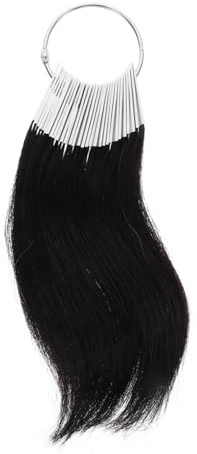 DECOMELODY Lot de 30 Échantillons de Cheveux Humains Naturels 3 Degrés Mèches de Test Coloration Coiffure pour Salon et Formation