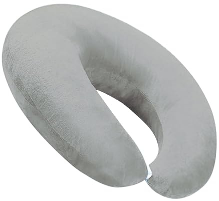 Bohany Coussin De Lecture Ergonomique en Forme De U,Soutien Doux pour Bras Au Lit/Canapé,Oreiller Compact De Soutien,Idéal pour Gaming, Crochet, Travail & Lecture | Réduit La Fatigue Et Améliore La