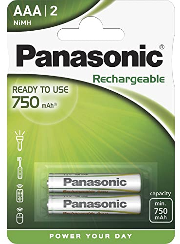 PANASONIC BATERÍA EVOLTA P03I AAA 750 MAH NIMH CONFEZIONE DA 2
