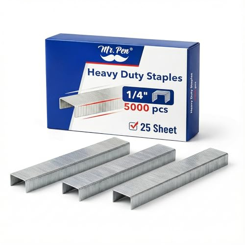 Mr. Pen- Heavy Duty Staples Office Supply, 5000 pcs Staples for Stapler