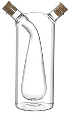 LEONARDO HOME 018709 CUCINA Essig/Öl Flasche 2in1 18,5 cm, Glas