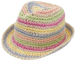 maximo Alexia Girls Strohhut Sommerhut Sonnenhut Kinderhut Strandhut