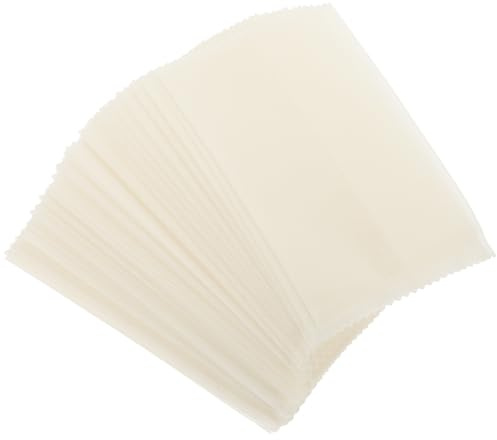 Cabilock Pastry Storage Bags for Arts and Crafts 100pcs White Tissue Paper Sealed on Three Sides, Odor-free and Suitable for Carrying Dry Food Only for Cookies and Snacks