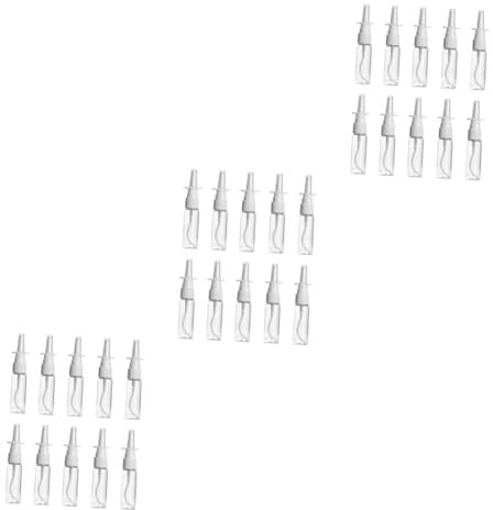 Ipetboom 30pièces Flacons Vaporisateurs Portables Avec Goulot Pour Cosmétiques Bouteilles Transparentes Idéales Pour Voyage Et Maison