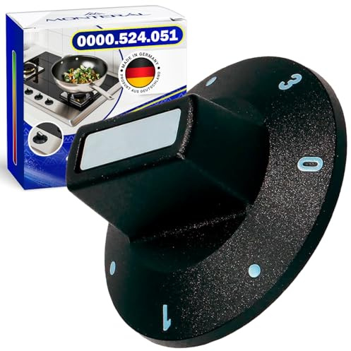 Bouton Rotatif pour Plaque de Cuisson Gaz 0000524051 pour EGO | 7 Cycles de Commutation - MADE IN GERMANY - Garantie de 10 Ans - MONTERAL