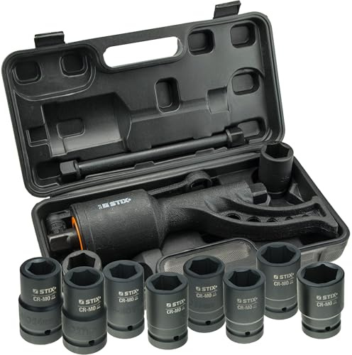 STIX STT-78 multiplicador de par 8000 Nm para camiones | Multiplicador de fuerza 1:78 con accionamiento de 1 pulgada, ideal para aflojar tuercas de rueda de camiones y tractores.