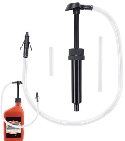 Pompe d'aspiration d'huile automobile | Pompe à fluide de transmission | Extracteur d'huile manuel | Multifonction | Portable | Pour tracteur, garage, tondeuse à gazon, atelier, moto industrielle