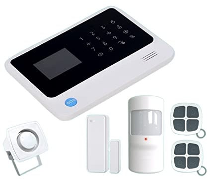 Kit Alarme Maison, GSM Prise en charge du système d'alarme Appliquer Contrôler le système d'alarme de sécurité domestique sans fil GS-G90B plus WIFI Système d'alarme