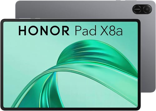 Honor Pad X8a LTE - Tablette 11 4Go + 128Go Ecran 90Hz FullView, Batterie 8300mAh, 4 Enceintes, Metal Body, Android 14, Space Grey