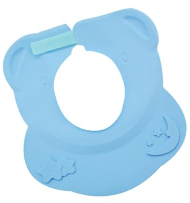 Beaupretty Silicone Adjustable Shampoo Cap for Boys and Girls Boy Girl Shower Cap Ear Protection for Bath and Washing Hair