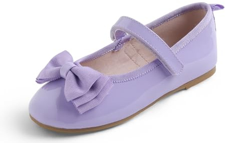 Feversole Girls Cute Dress Mary Jane Shoes Soft Party Holiday Ballet Flats