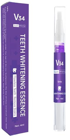 Zahnaufhellung Stift Bleaching Zähne, Purple Teeth Whitening Pen, Schmerzfreies Schnelles Aufhellen Anwendungen Zahnweiss Stift, Effektiv Flecken Entfernen Weiße Zähne zu Hause