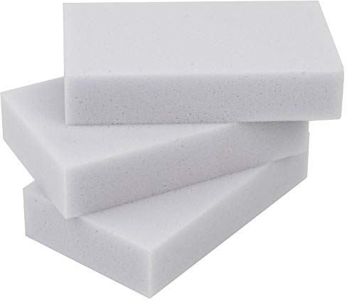 ASelected Pack of 50 Magic Eraser Sponges - Chemical-free Melamine Foam Cleaning Blocks Strong Magic Wipes for All Surface – Kitchen, Floor, Baseboard, Wall Cleaner - Gray