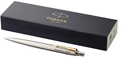 Exklusiver Parker Kugelschreiber Jotter Edelstahl mit Goldzierteile G.C. 1953182 (Jotter edelstahl G.C.)