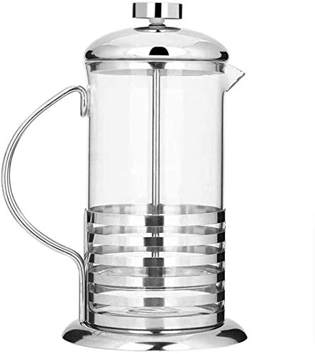 NCRD 34 Oz Prensa Francesa Cafetera/Tetera, Borosilicato Resistente al Calor Cristal Francés Prensas Cafetera