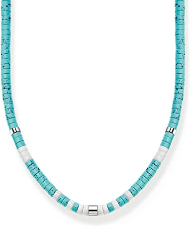 THOMAS SABO Kette mit türkisen Steinen 925 Sterlingsilber