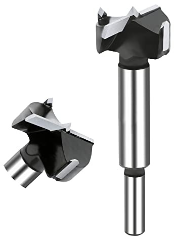 NICAVKIT Volframstål skogsborr 32 mm, professionell skogsborr bit trähålskärare, träborr krukborr konstborr för trä och lövträ